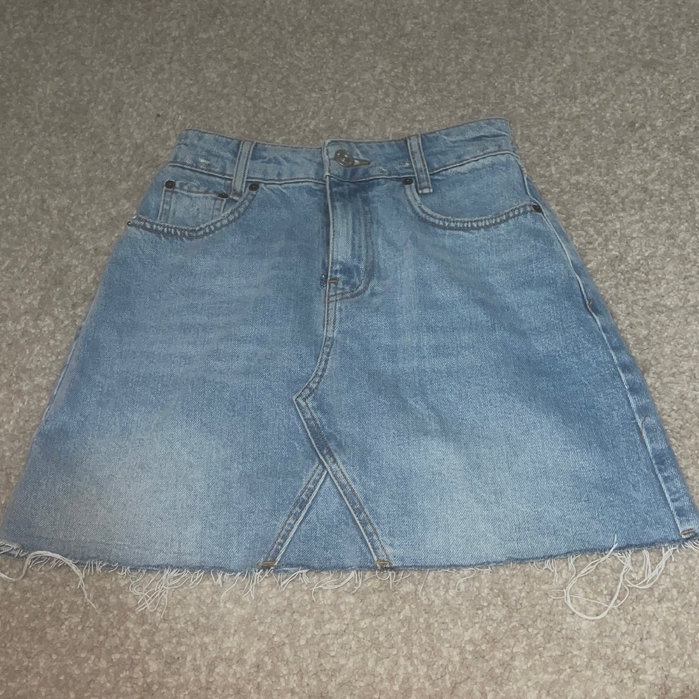bdg jean skirt